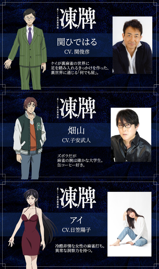 Tōhai - Ura Rate Mahjong Tōhairoku new characters Tōhai - Ura Rate Mahjong Tōhairoku new characters
